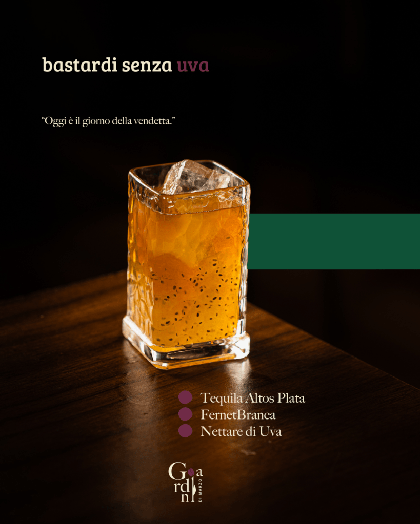 tequila altos plata fernet branca nettare d'uva