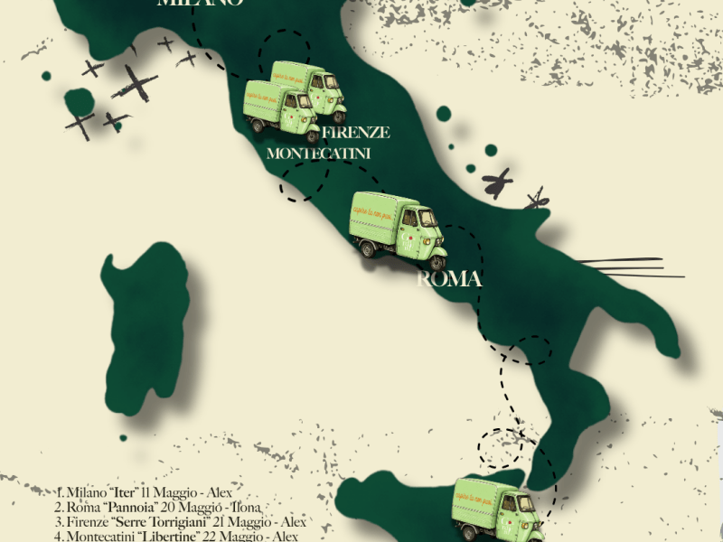 Tour di Maggio 2026: I Giardini di Marzo porta la sua miscelazione in giro per&nbsp;l’Italia